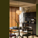 Ljojo Milk Glass Chandelier: Retro Luxury Pendant Lamp for Kitchen, Hotel, and Home Decor
