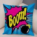 Ljojo Letters Print POP ART Pillowcase - Home Decor Cushion Cover