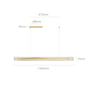 Glass Minimalist Bar Pendant Lamp for a High-end Ambiance by Ljojo