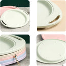 Ljojo Lilac Wheat Straw Dinner Plates Set - Eco Friendly Lightweight Tableware
