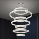 Ljojo Luxury K9 Crystal Led Pendant Lights - Gold/Chrome Steel Lustre Hanging Lamp