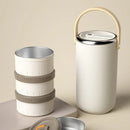 Ljojo Stainless Steel Thermal Bentos Lunch Box - Vacuum Insulated for Outdoor & Office