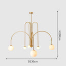 Ljojo Modern Nordic Pendant Chandelier Creative Minimalist Home Lighting