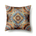 Abstract Geometric Bohemian Pillowcase in Colorful Exotic Style by Ljojo