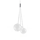 Nordic Glass Pendant Light Chandelier for Living Dining Room by Ljojo