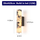Black Marble Wall Lamp Modern Italian Luxury Sconce Living Room Hallway Decor by Ljojo
