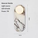 Ljojo Marble LED Wall Lamp - Nordic Luxury Modern Design for Indoor Lighting