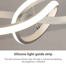 Ljojo LED Strip Pendant Light: Modern Minimalist Home Decor Fixture.