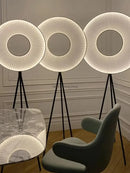 Ljojo Minimalist Pleated Floor Lamp for Living Room Bedroom Study