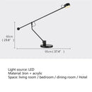 Ljojo LED Desk Lamp Adjustable Contemporary Design for Home Study Decor