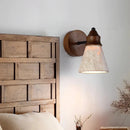 LED Natural Yellow Travertine Wall Lamp for Bedroom and Bathroom by Ljojo