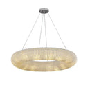 Ljojo Luxury Crystal Pendant Light with LED E14 Bulbs for Living Room