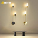 Ljojo Minimalist Gold Black G9 Wall Sconces for Bedroom Stairway Balcony