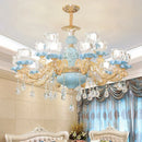 Crystal Chandelier Lamps for Bedroom | Luxury Minimalist Living Room Lighting by Ljojo