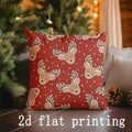 Christmas Patterned Pillow Covers for Sofa, Bedroom, Car - Ljojo Brand