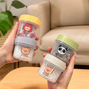 Ljojo Mini Pill Box with Handle: Clear Sealed Moisture-Proof Medicine Organizer