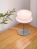 Ljojo Macaron Glass Table Lamp Trichromatic Dimming Bedroom Night Light