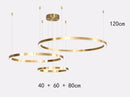 Pendant Light Fixture Modern Minimalist Circular Ring Design by Ljojo