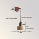 Ljojo Luxury Travertine Stone LED Wall Light Fixture for Indoor Bedroom