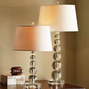Crystal Glass Ball Table Lamp Modern Bubble Light Reading Bedroom Art - Ljojo