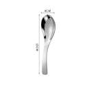 Ljojo 304 Stainless Steel Korean Children Soup Spoon Ice Cream Dessert Fruit Spoons
