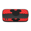 Ljojo Mickey Mouse Pencil Bag: High Capacity Makeup and Stationery Case