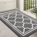 Ljojo Low-Profile Indoor Entry Doormat 80x120 - Non-Slip Absorbent Washable Rug