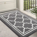 Ljojo Low-Profile Indoor Entry Doormat 80x120 - Non-Slip Absorbent Washable Rug