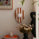 Ljojo Marble Wall Sconce: Modern Irregular Stone Lamp for Interior Decor