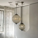 Ljojo Crystal Pendant Chandelier Light Fixture Modern Glass Hanging Lamp Nordic Living Room Bedroom