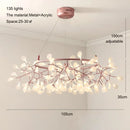 Nordic Romantic Firefly Living Room Chandelier | Modern Industrial Pendant Lamp by Ljojo