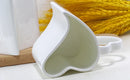 Ljojo Lover Thermal Cup Set, Fine Bone  Espresso Heart Shaped Mug