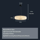 Ljojo Luxury Glass Chandelier for Elegant Living & Dining Spaces