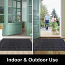 Ljojo Low Profile Entry Door Mat for Home Decor and Non-slip Protection