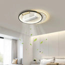 Nordic Quiet Electric LED Ceiling Fan with Remote Control for Dining and Living Room by Ljojo
