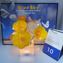 Ljojo Mini LED Flower Night Light Cute Small Table Lamp Bedroom Ambient Lights