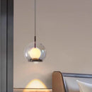 Ljojo Marble LED Pendant Light: Modern Glass Decor Lighting Fixture