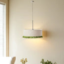 Japanese Cloth Pendant Lamp Retro Tassels Hanging Chandelier for Living Room - Ljojo