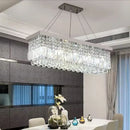 Ljojo Luxury Crystal Chandelier - Modern Dining Room Pendant Light - Indoor Ceiling Lamp