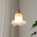 Ljojo Modern 4w LED Glass Copper Hanging Lamp White Pendant Light Fixtures