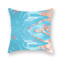 Geometric Marble Print Cushion Cover 45x45cm for Home Decor by Ljojo