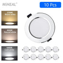 Ljojo™ LED Downlight: 5W-15W Three-color Dimmable Recessed Ceiling Spotlight