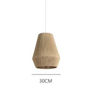 Bamboo Japanese LED Pendant Light | Minimalist Wooden Chandelier by Ljojo