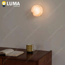 Natural Spanish Marble Wall Light, Luxury Alabaster Wall Lamp for TV Bedroom Hotel Decor by Ljojo