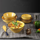 Ljojo Melamine Enamel Rice Bowl Set
