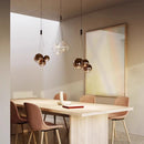 Italy Bubble Glass Ball Chandeliers Designer Pendant Lights Hanging Lamp G9 Suspension for Kitchen Island by Ljojo