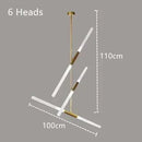 Industrial Style Office Chandelier Pendant Light LED Ceiling Lamp for Living Room Lobby Hotel Cashier Counter