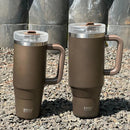 Ljojo 40oz Tumbler Cup Stainless Steel Insulated Coffee Mug with Straw