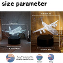 Aircraft LED Acrylic Night Light for Aviation Enthusiasts | Decorative Jet Engine Atmosphere Light by Ljojo
