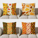 Autumn Leaves Pattern Throw Pillow Cover for Sofa, Bedroom, Car - Ljojo